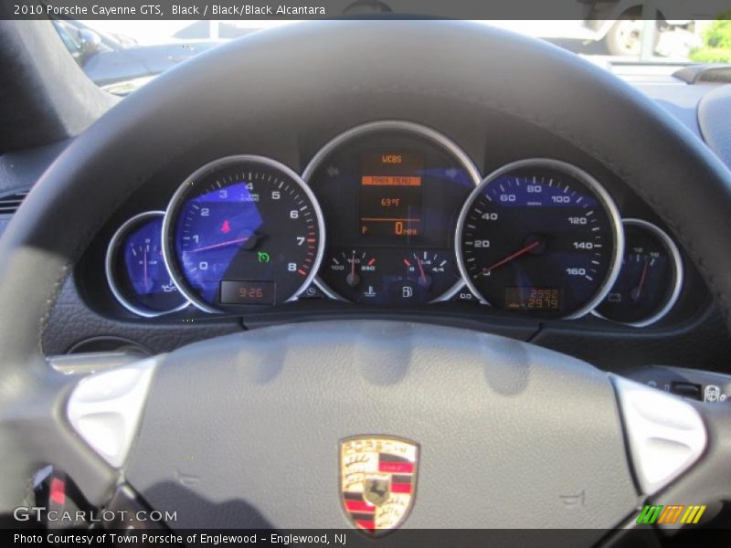 Black / Black/Black Alcantara 2010 Porsche Cayenne GTS