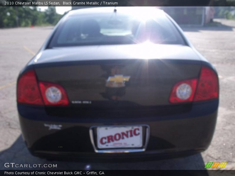 Black Granite Metallic / Titanium 2010 Chevrolet Malibu LS Sedan
