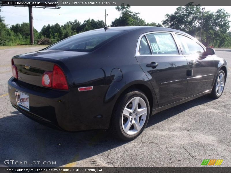Black Granite Metallic / Titanium 2010 Chevrolet Malibu LS Sedan