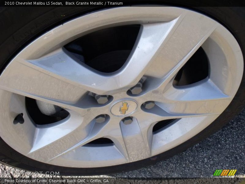 Black Granite Metallic / Titanium 2010 Chevrolet Malibu LS Sedan