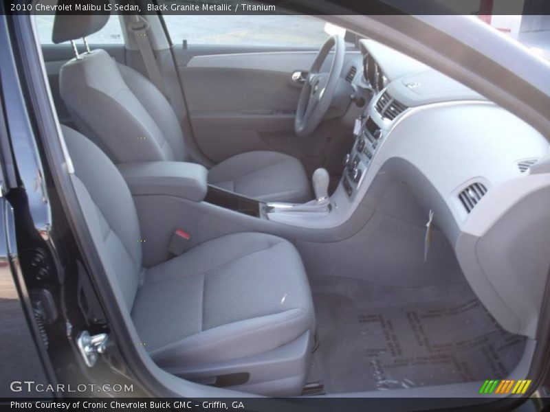 Black Granite Metallic / Titanium 2010 Chevrolet Malibu LS Sedan