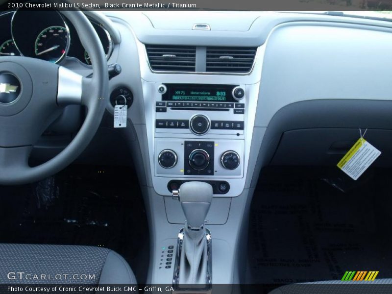 Black Granite Metallic / Titanium 2010 Chevrolet Malibu LS Sedan