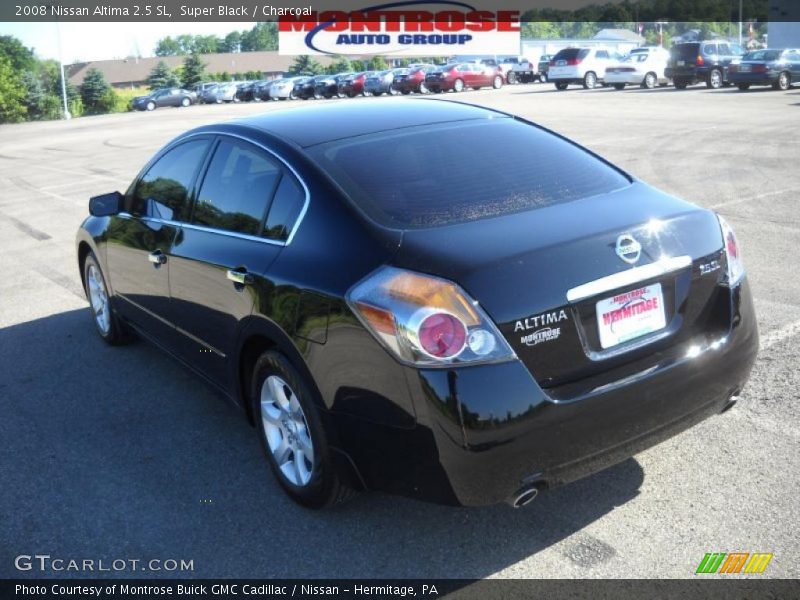 Super Black / Charcoal 2008 Nissan Altima 2.5 SL