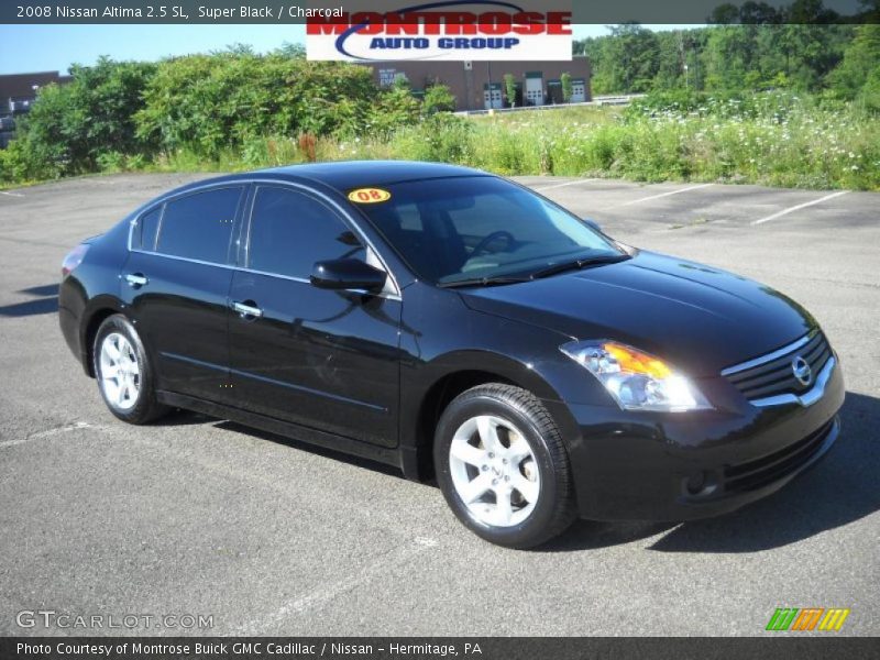 Super Black / Charcoal 2008 Nissan Altima 2.5 SL