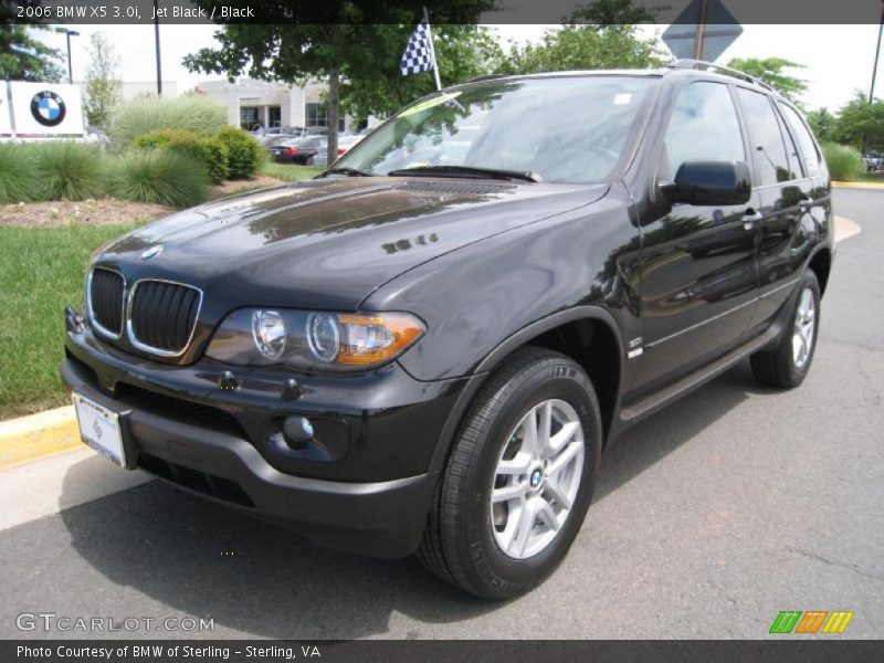 Jet Black / Black 2006 BMW X5 3.0i