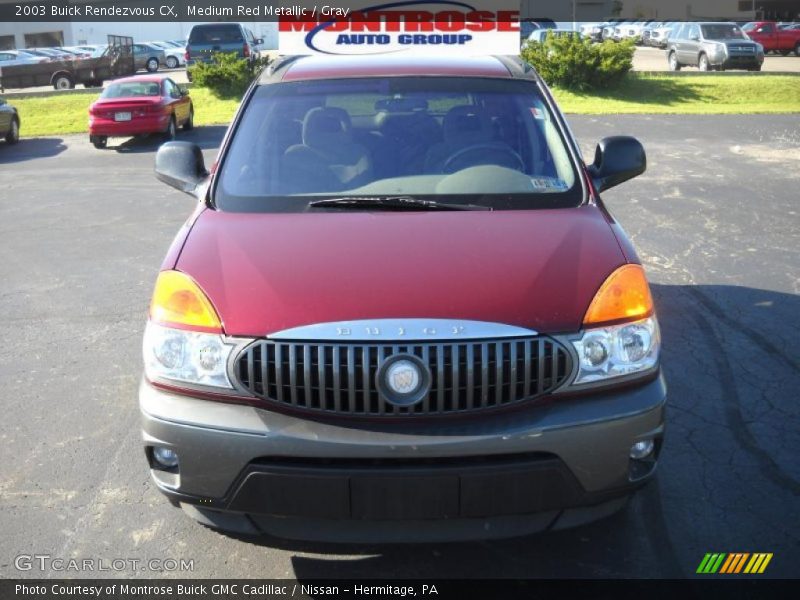 Medium Red Metallic / Gray 2003 Buick Rendezvous CX