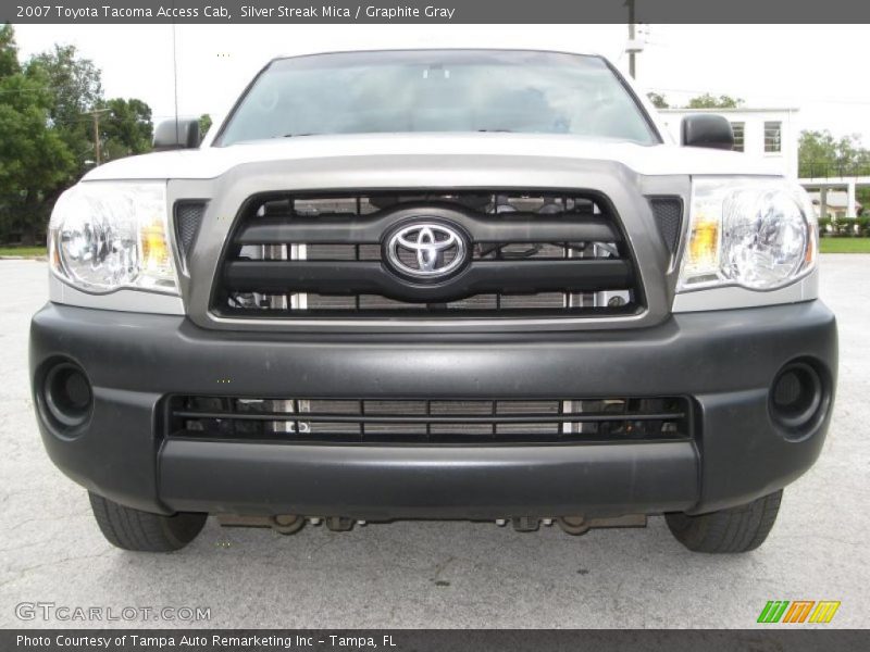 Silver Streak Mica / Graphite Gray 2007 Toyota Tacoma Access Cab