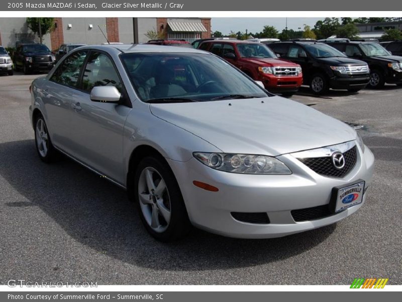 Glacier Silver Metallic / Gray 2005 Mazda MAZDA6 i Sedan