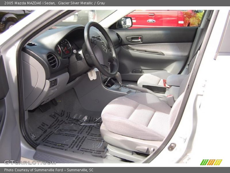 Glacier Silver Metallic / Gray 2005 Mazda MAZDA6 i Sedan