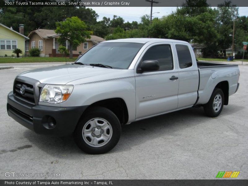 Silver Streak Mica / Graphite Gray 2007 Toyota Tacoma Access Cab