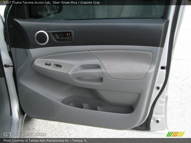 Silver Streak Mica / Graphite Gray 2007 Toyota Tacoma Access Cab