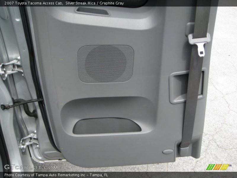 Silver Streak Mica / Graphite Gray 2007 Toyota Tacoma Access Cab