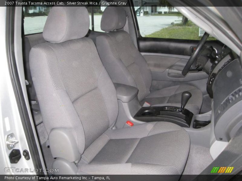 Silver Streak Mica / Graphite Gray 2007 Toyota Tacoma Access Cab