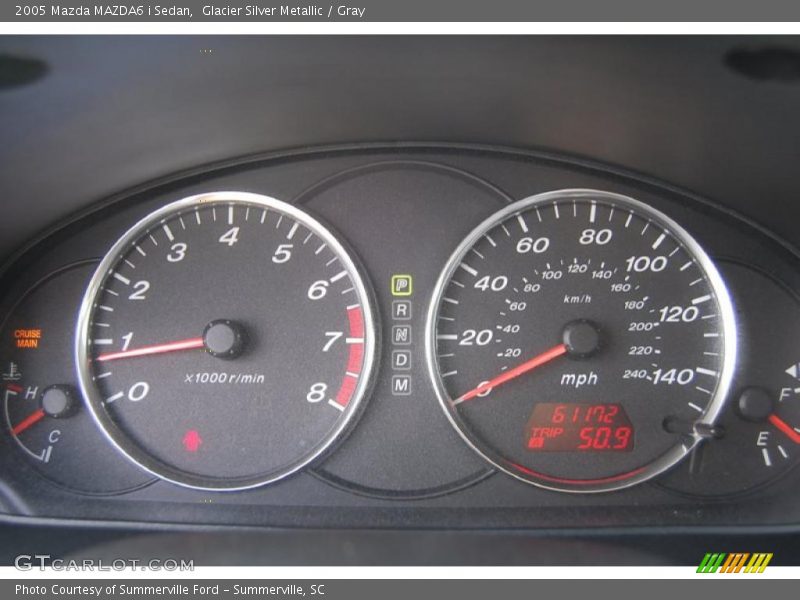 Glacier Silver Metallic / Gray 2005 Mazda MAZDA6 i Sedan
