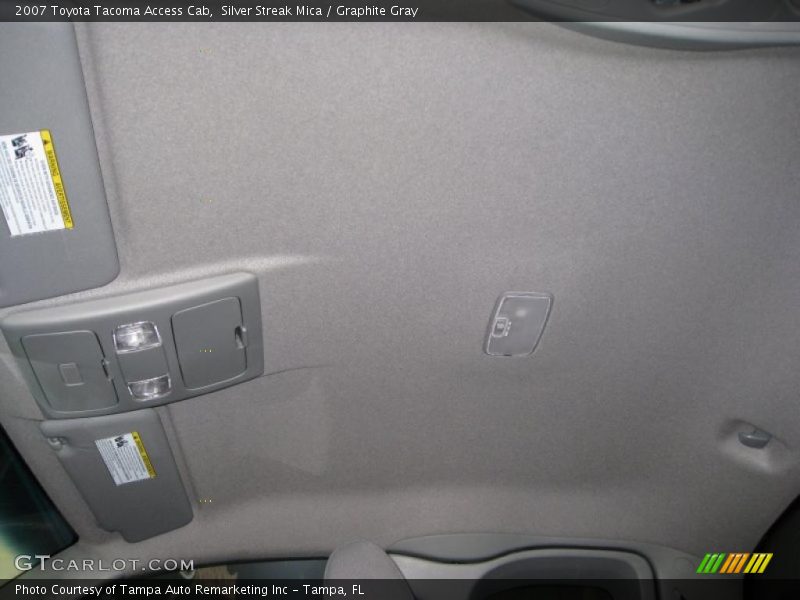 Silver Streak Mica / Graphite Gray 2007 Toyota Tacoma Access Cab