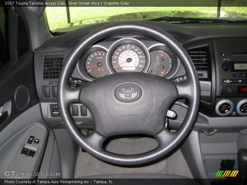 Silver Streak Mica / Graphite Gray 2007 Toyota Tacoma Access Cab