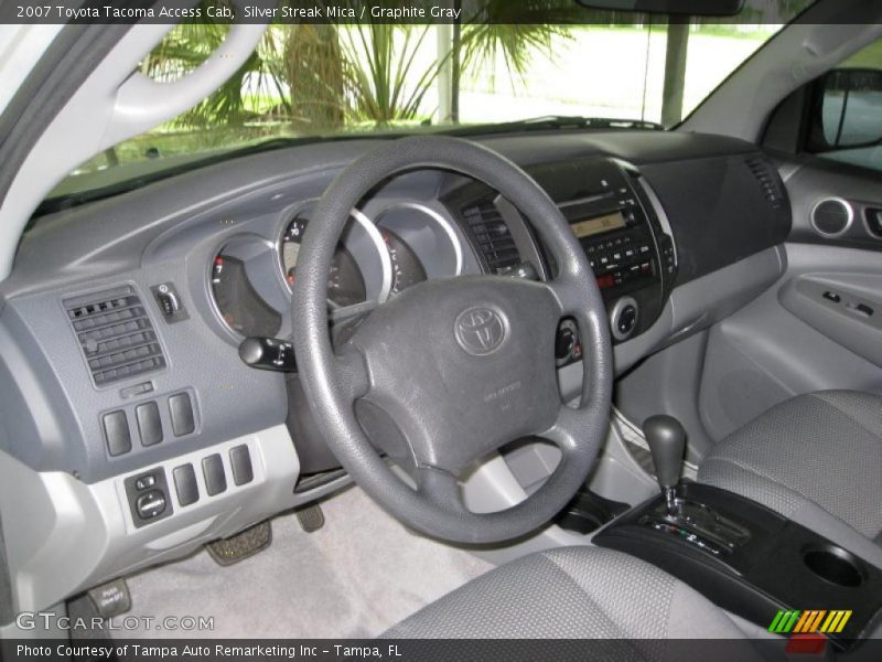 Silver Streak Mica / Graphite Gray 2007 Toyota Tacoma Access Cab