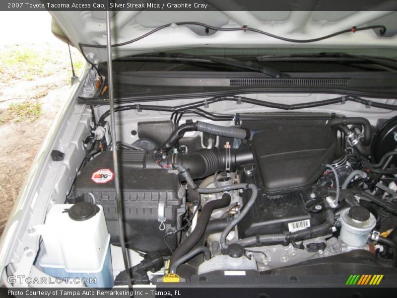 Silver Streak Mica / Graphite Gray 2007 Toyota Tacoma Access Cab