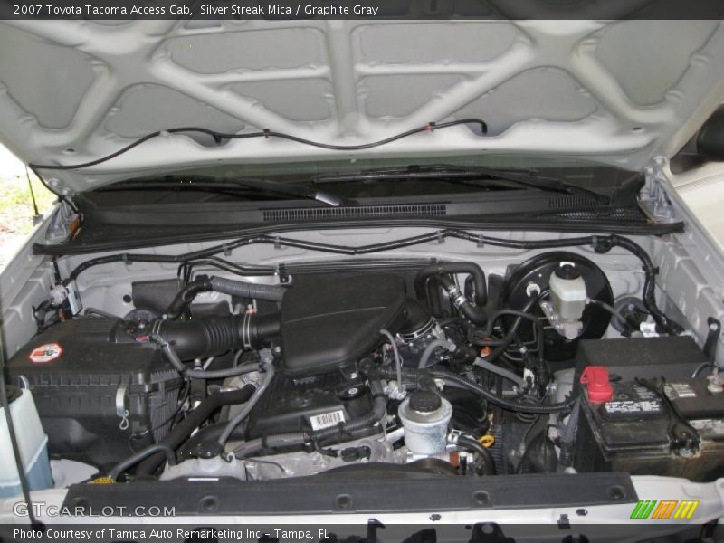Silver Streak Mica / Graphite Gray 2007 Toyota Tacoma Access Cab