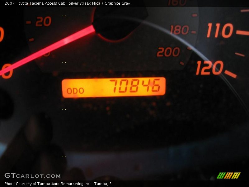 Silver Streak Mica / Graphite Gray 2007 Toyota Tacoma Access Cab