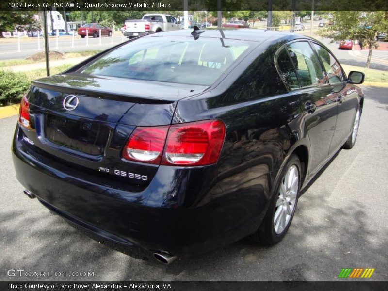 Quartz Shadow Metallic / Black 2007 Lexus GS 350 AWD