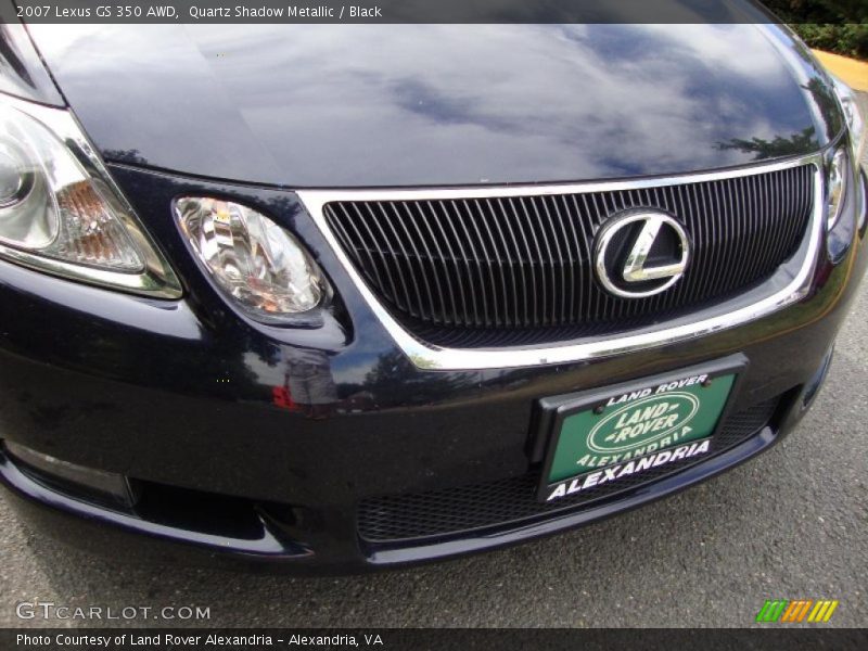 Quartz Shadow Metallic / Black 2007 Lexus GS 350 AWD