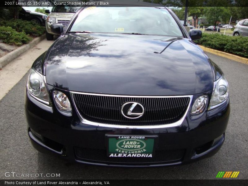 Quartz Shadow Metallic / Black 2007 Lexus GS 350 AWD