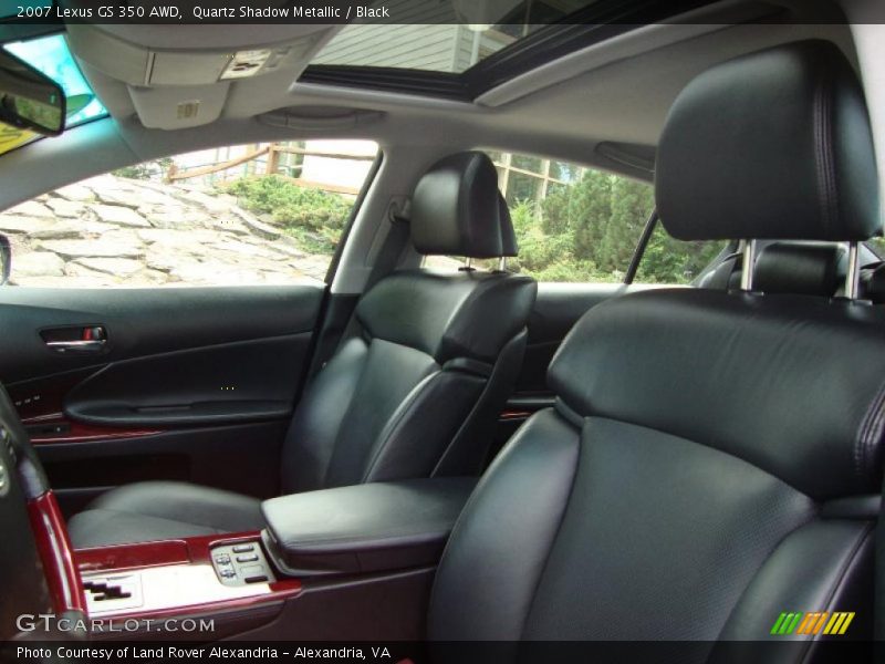 Quartz Shadow Metallic / Black 2007 Lexus GS 350 AWD