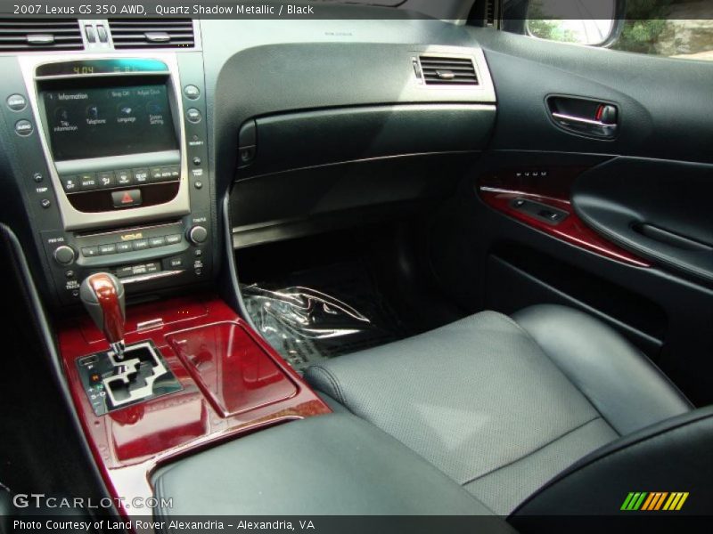 Quartz Shadow Metallic / Black 2007 Lexus GS 350 AWD