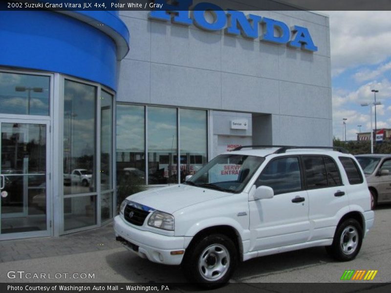 Polar White / Gray 2002 Suzuki Grand Vitara JLX 4x4