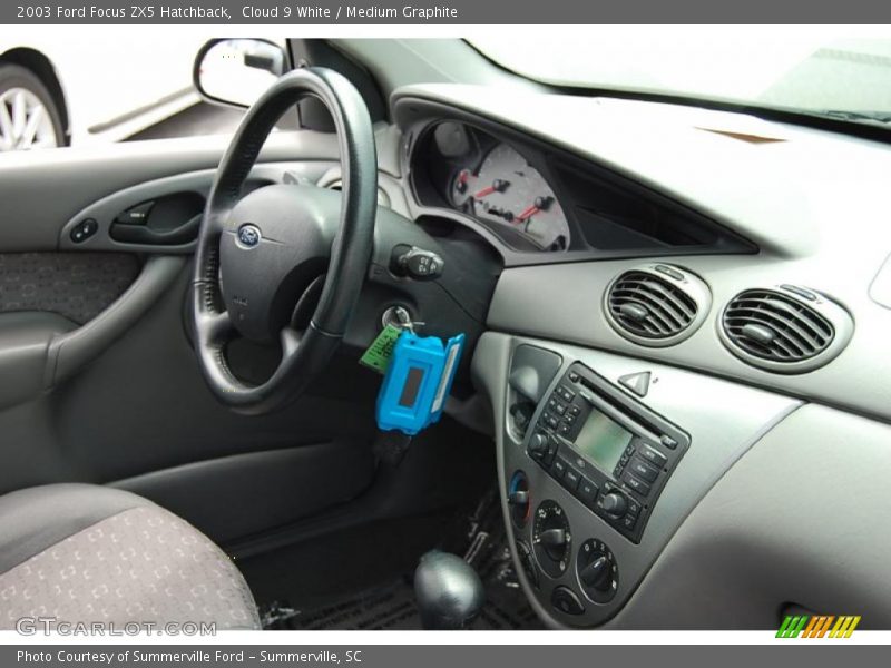 Cloud 9 White / Medium Graphite 2003 Ford Focus ZX5 Hatchback
