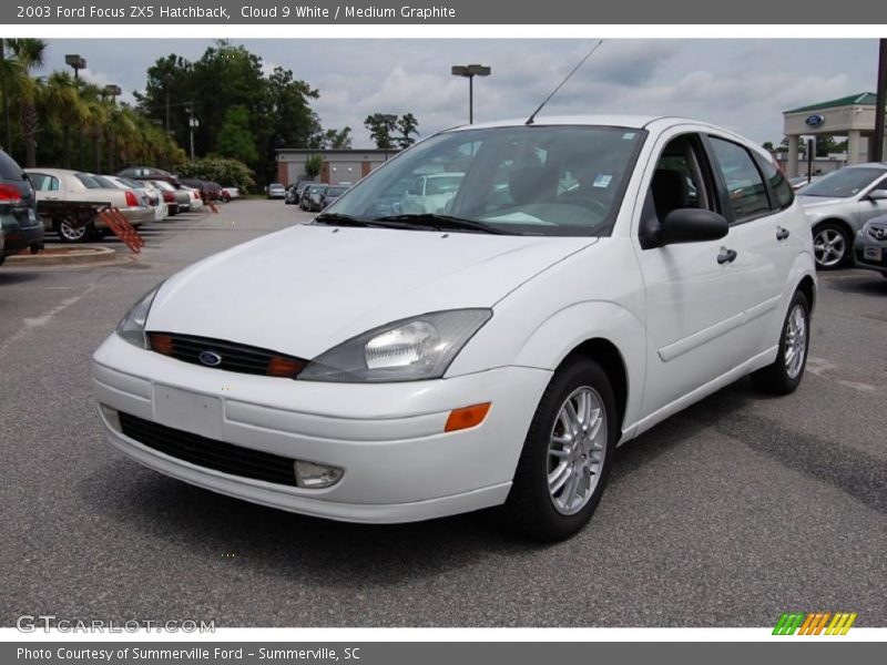 Cloud 9 White / Medium Graphite 2003 Ford Focus ZX5 Hatchback