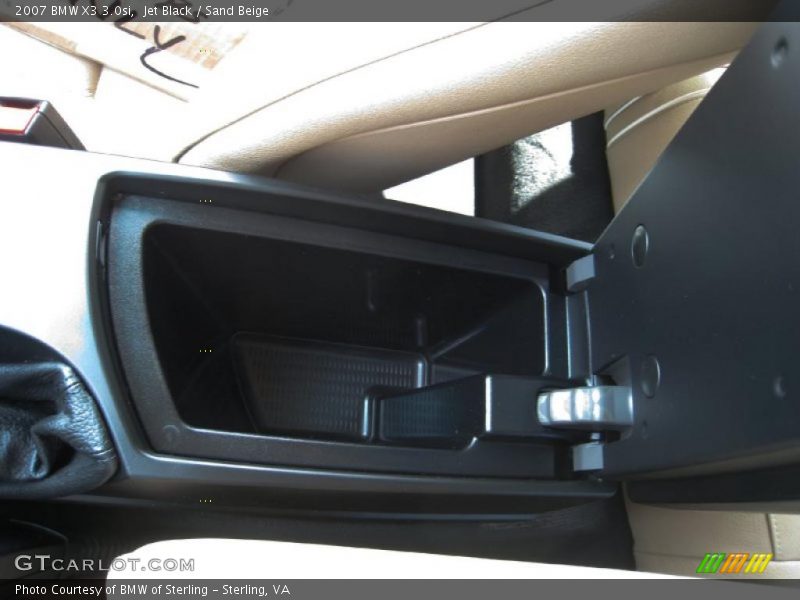 Jet Black / Sand Beige 2007 BMW X3 3.0si