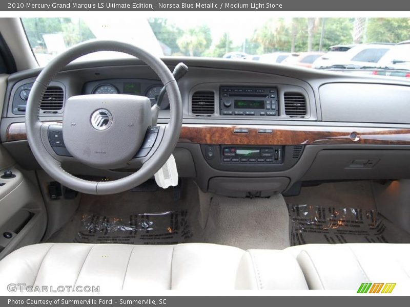 Norsea Blue Metallic / Medium Light Stone 2010 Mercury Grand Marquis LS Ultimate Edition
