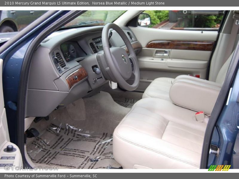 Norsea Blue Metallic / Medium Light Stone 2010 Mercury Grand Marquis LS Ultimate Edition