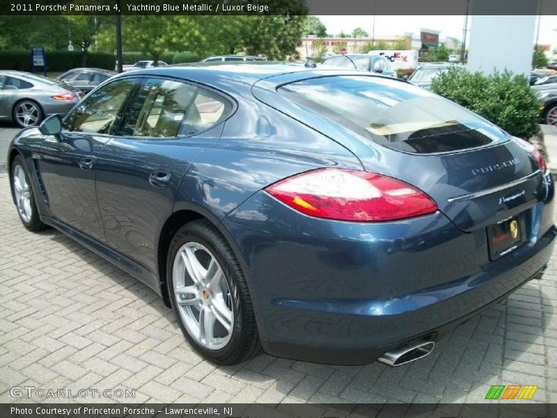 Yachting Blue Metallic / Luxor Beige 2011 Porsche Panamera 4