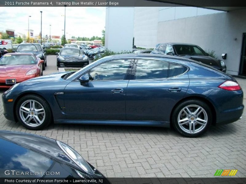 Yachting Blue Metallic / Luxor Beige 2011 Porsche Panamera 4