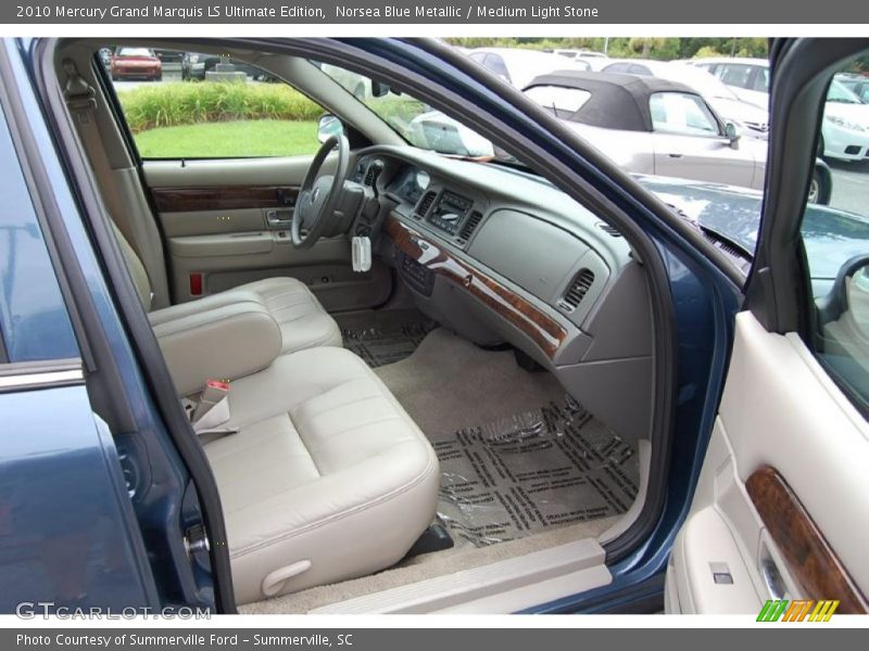 Norsea Blue Metallic / Medium Light Stone 2010 Mercury Grand Marquis LS Ultimate Edition