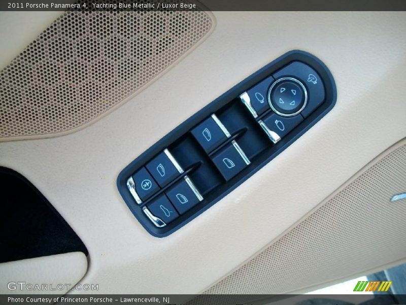 Yachting Blue Metallic / Luxor Beige 2011 Porsche Panamera 4