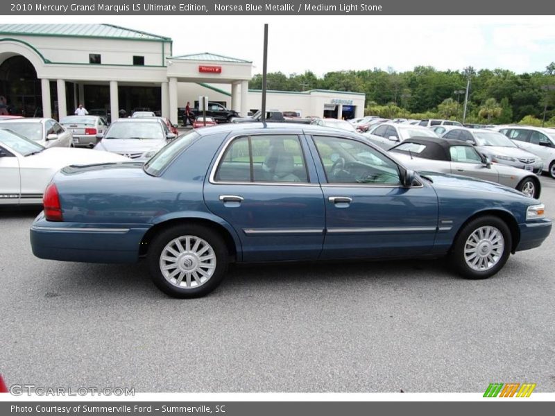 Norsea Blue Metallic / Medium Light Stone 2010 Mercury Grand Marquis LS Ultimate Edition