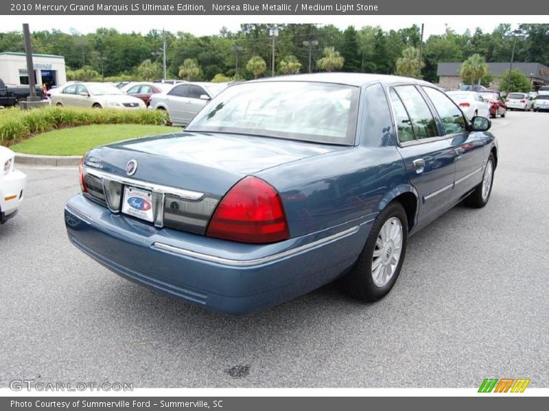 Norsea Blue Metallic / Medium Light Stone 2010 Mercury Grand Marquis LS Ultimate Edition