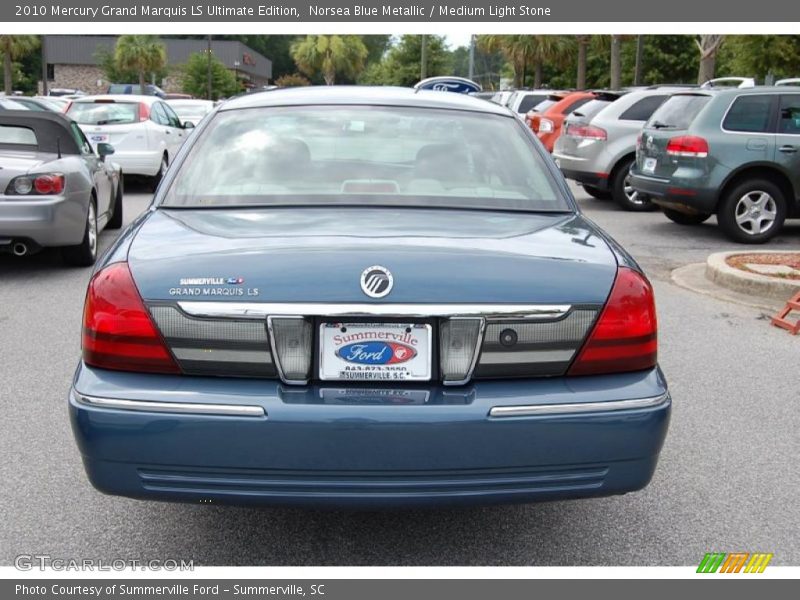 Norsea Blue Metallic / Medium Light Stone 2010 Mercury Grand Marquis LS Ultimate Edition