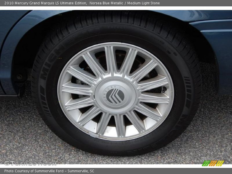 Norsea Blue Metallic / Medium Light Stone 2010 Mercury Grand Marquis LS Ultimate Edition