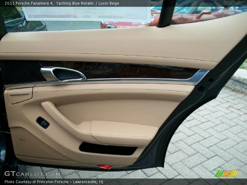 Yachting Blue Metallic / Luxor Beige 2011 Porsche Panamera 4