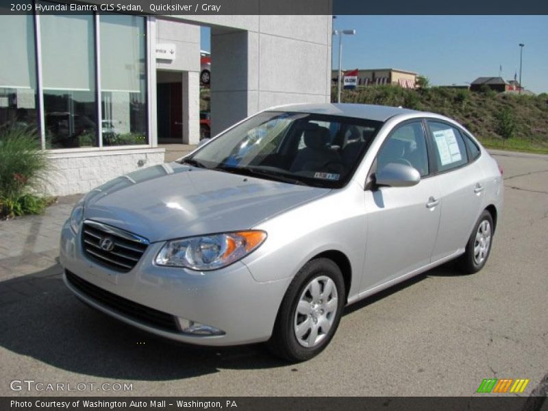 Quicksilver / Gray 2009 Hyundai Elantra GLS Sedan
