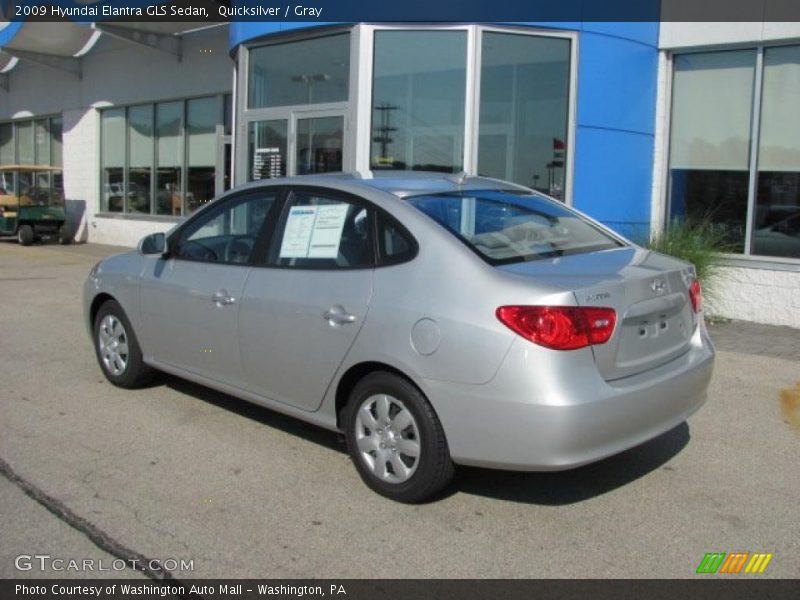 Quicksilver / Gray 2009 Hyundai Elantra GLS Sedan