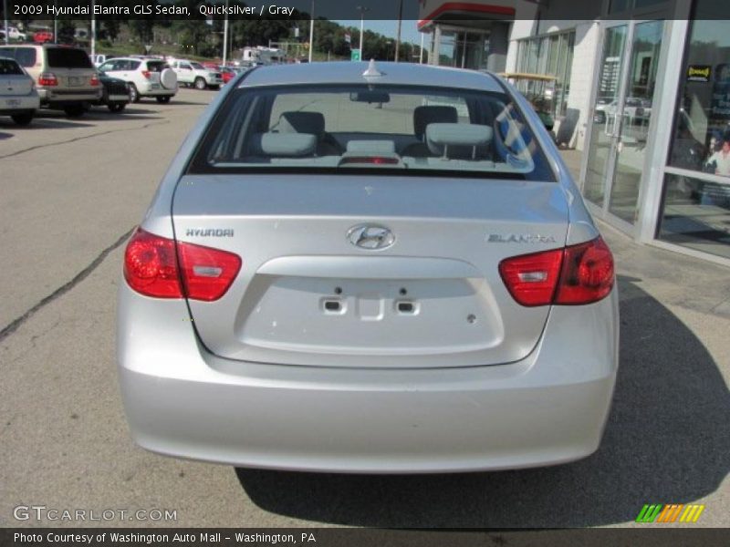 Quicksilver / Gray 2009 Hyundai Elantra GLS Sedan