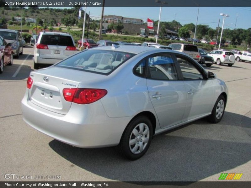 Quicksilver / Gray 2009 Hyundai Elantra GLS Sedan