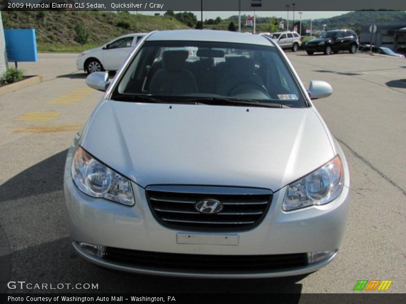 Quicksilver / Gray 2009 Hyundai Elantra GLS Sedan