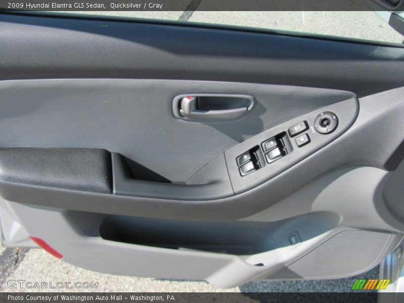Quicksilver / Gray 2009 Hyundai Elantra GLS Sedan